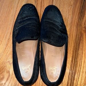 Christian Louboutin Black Loafers
